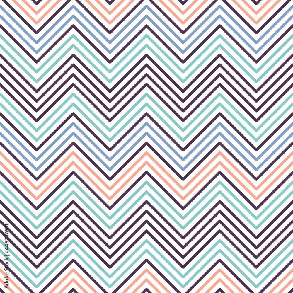 Striped Chevron Seamless Pattern. Abstract Zigzag Wallpaper. Pastel colors Vector Background. Striped Chevron Seamless Pattern. Abstract Zigzag Wallpaper. Pastel colors Vector Background.