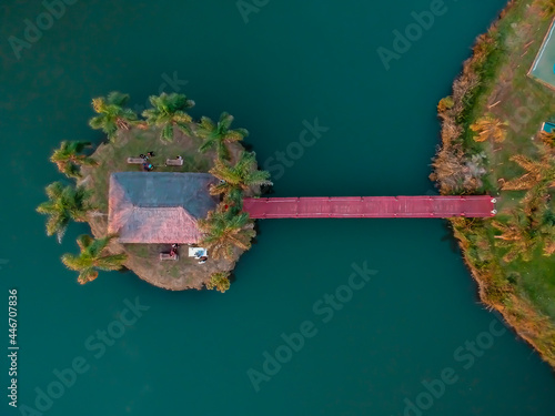 lago vista aerea photo