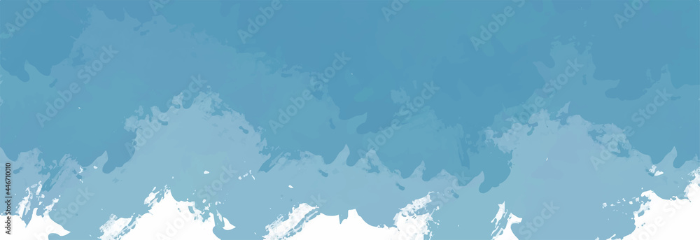 Obraz premium Blue watercolor background for textures backgrounds and web banners design