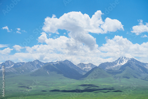 Nalati grassland with the blue sky.