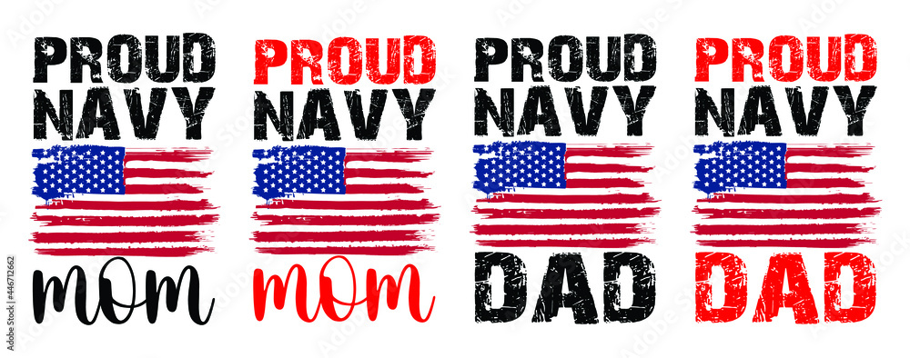 Proud Navy Mom And Dad T Shirt - White T Shirt Proud Navy Mom And Dad T Shirt - White T Shirt