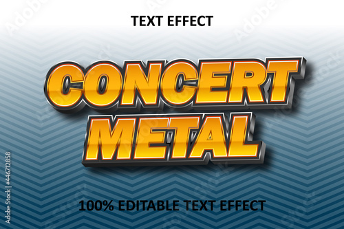 Strong Text Editable Text Effect Orange Silver