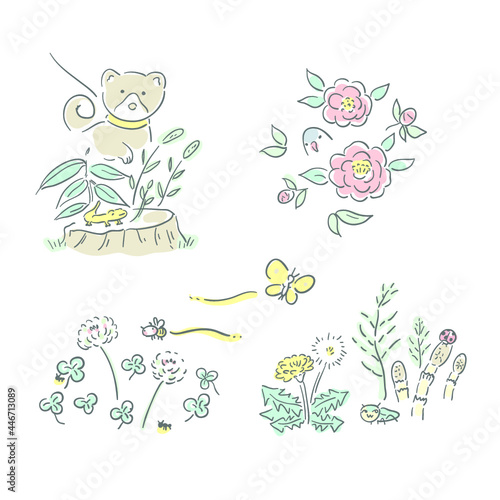 草花と生き物たち