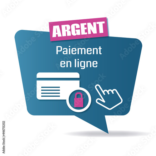 Logo paiement en ligne.