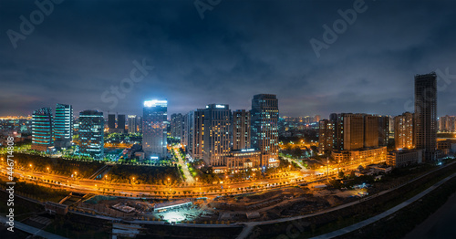 Night view of Jinjiang City, Fujian Province, China © Weiming