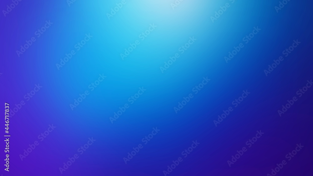 Vivid Blue Defocused Blurred Motion Gradient Abstract Background, Widescreen