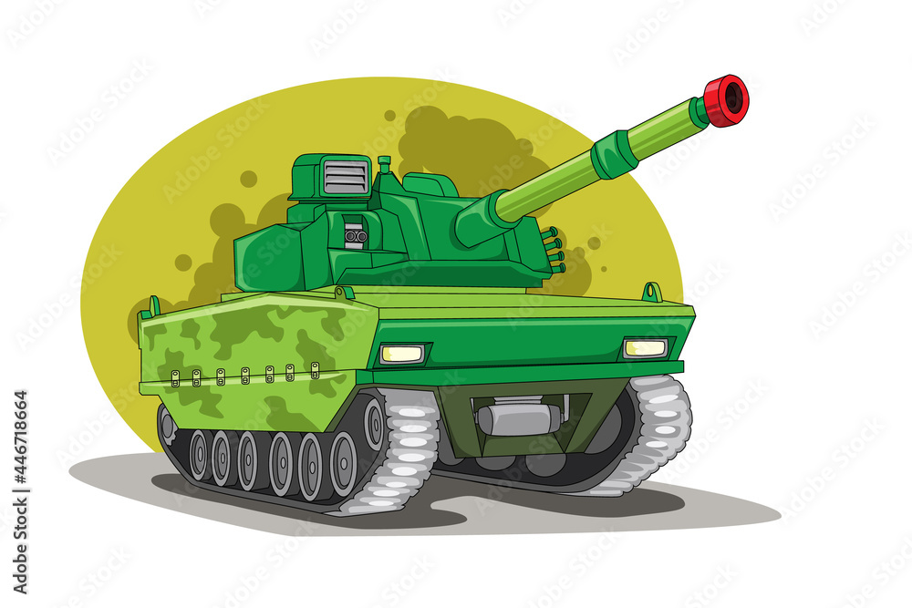 tank vehicle illustration vector