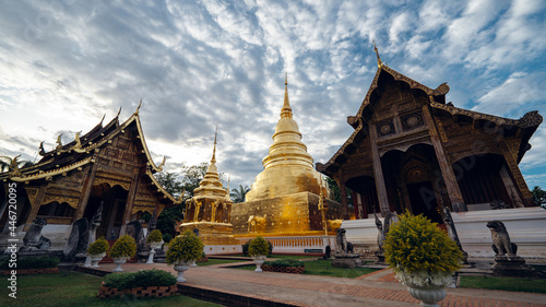 wat phra singh temple in Chiangmai, Thailand