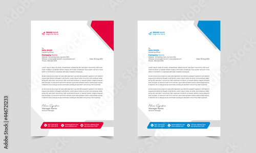 Corporate Business letterhead Clean Templates Design for business 