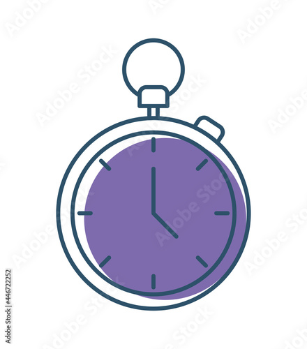 purple chronometer design