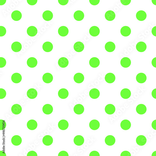 vector print of peas, seamless green circles for print or clothes