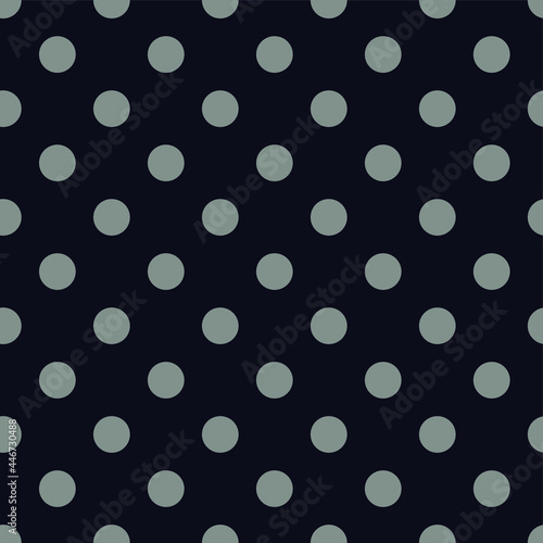 vector print of peas, seamless grey circles for print or clothes