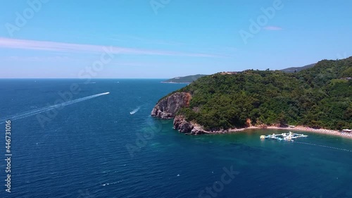 Mogren Beach Budva Riviera Montenegro photo