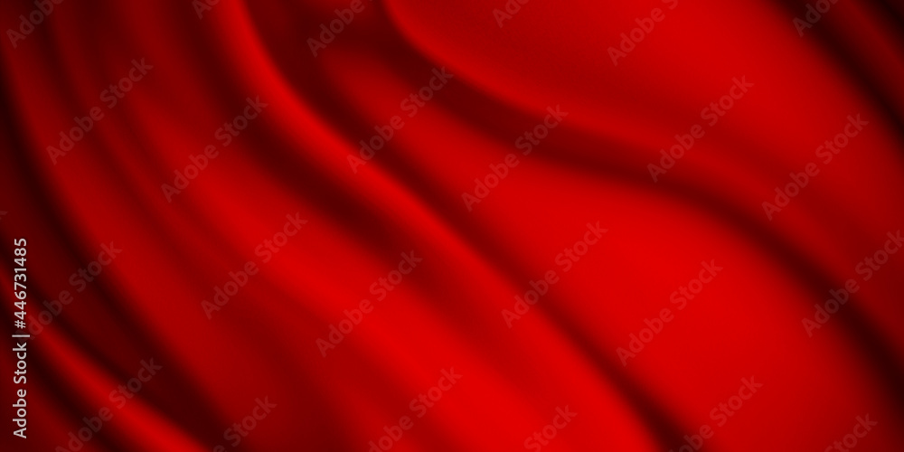 Obraz premium Red luxury fabric background with copy space