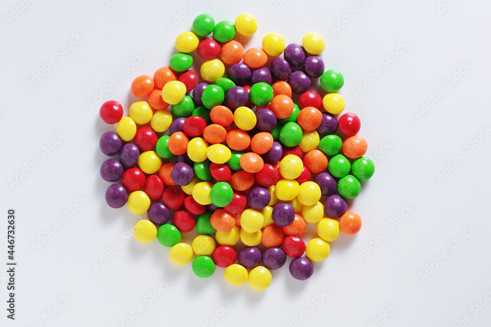 Colorful skittles candies Colorful skittles candies
