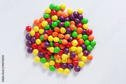 Fotografering Colorful skittles candies