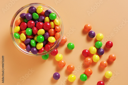 Fotomurale Colorful skittles candies
