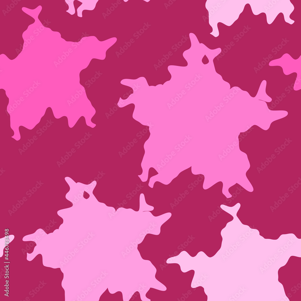 Pink blots, texture for design, seamless pattern, vector illustration