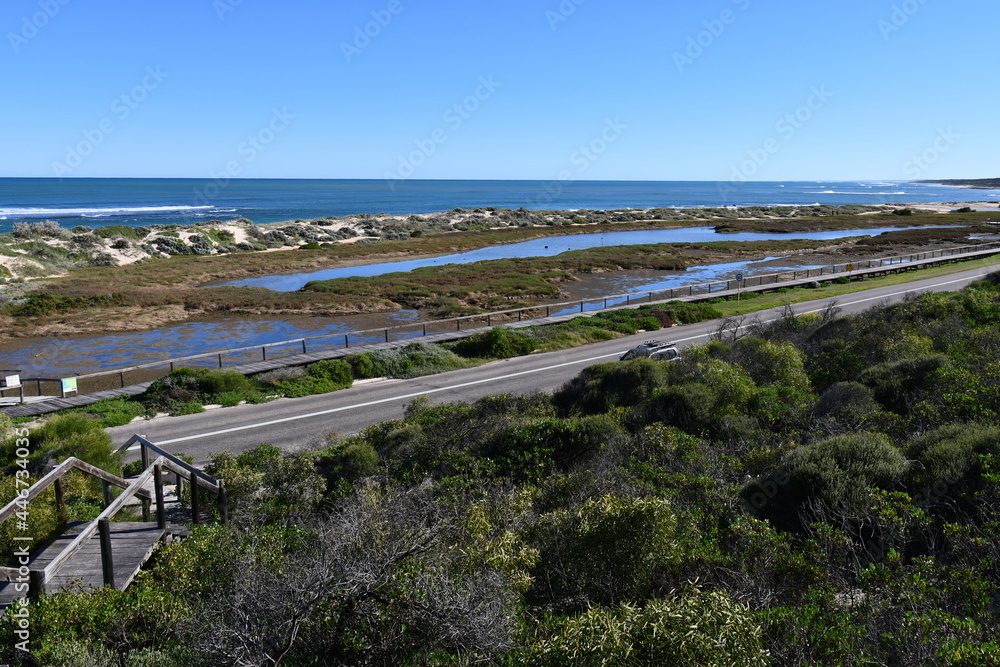 Thungarra Trail boardwalk wetlands port denison western australia Thungarra Trail boardwalk wetlands port denison western australia