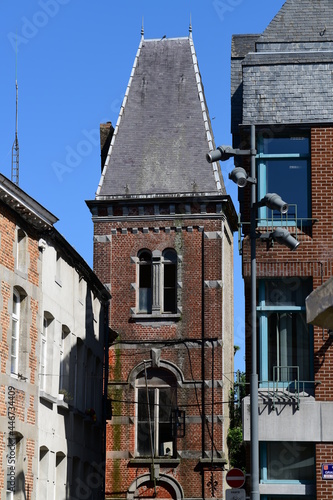 city view in Chimay, Belgium, Europe photo