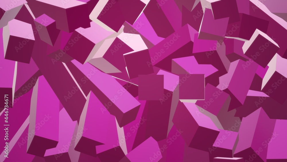 Purple abstract geometric background. 3d render of a bunch of rectangles Purple abstract geometric background. 3d render of a bunch of rectangles