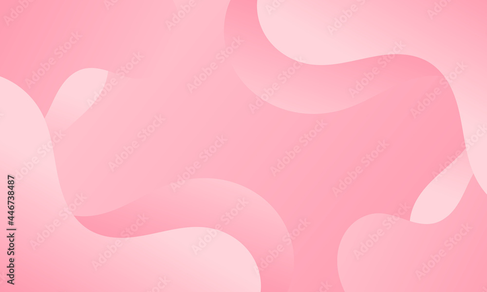 Abstract Pink geometric background. Modern background design. Liquid color. Fluid shapes composition. Fit for presentation design. website, basis for banners, wallpapers, brochure, posters