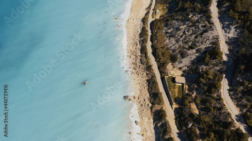 Aerial, Avali Beach, Greece photo