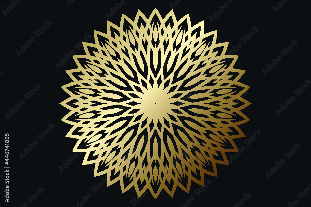 gold mandala background mandala decoration pattern