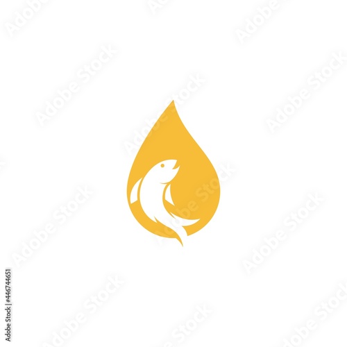 Fish oil vector design