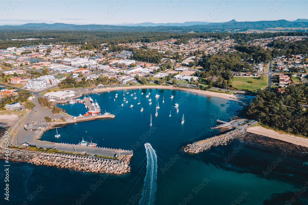 Fototapeta premium Ulladulla Harbour during the day.