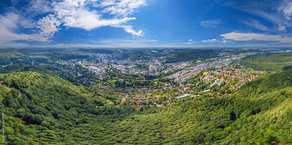 Naklejka premium Aerial of Marburg Germany