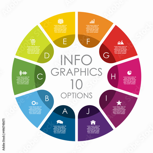 Infographic design template with place for your data. Vector illustration.