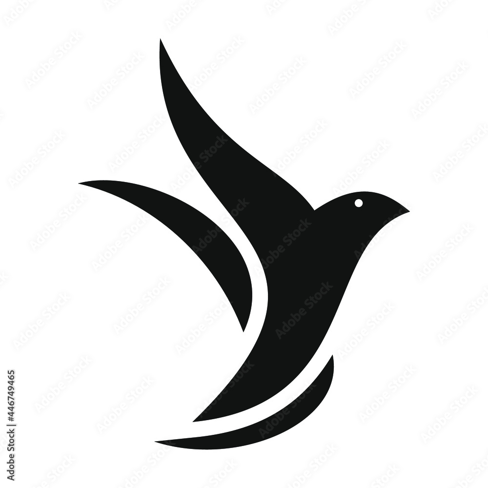 Obraz premium flying little bird portrait