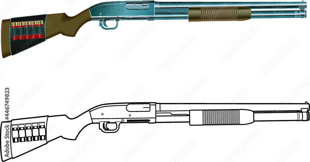 pump action shotgun pump-gun