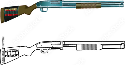 pump action shotgun pump-gun