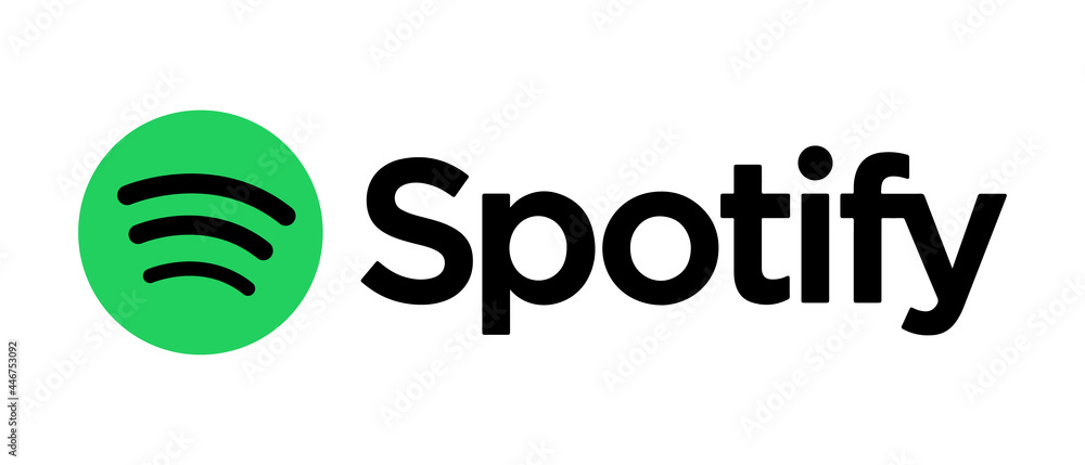 Spotify icon. Green Spotify logo. Spotify vector logo on isolated