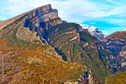 Punta de las Olas, Canon de Anisclo, Anisclo Valley, Geopark Area, Ordesa y Monte Perdido National Park, Pyrennes, Fanlo, Sobrarbe, Huesca, Aragon, Spain, Europe photo