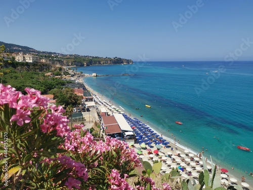 Tropea Beach Cliffs Summer Holiday Italy