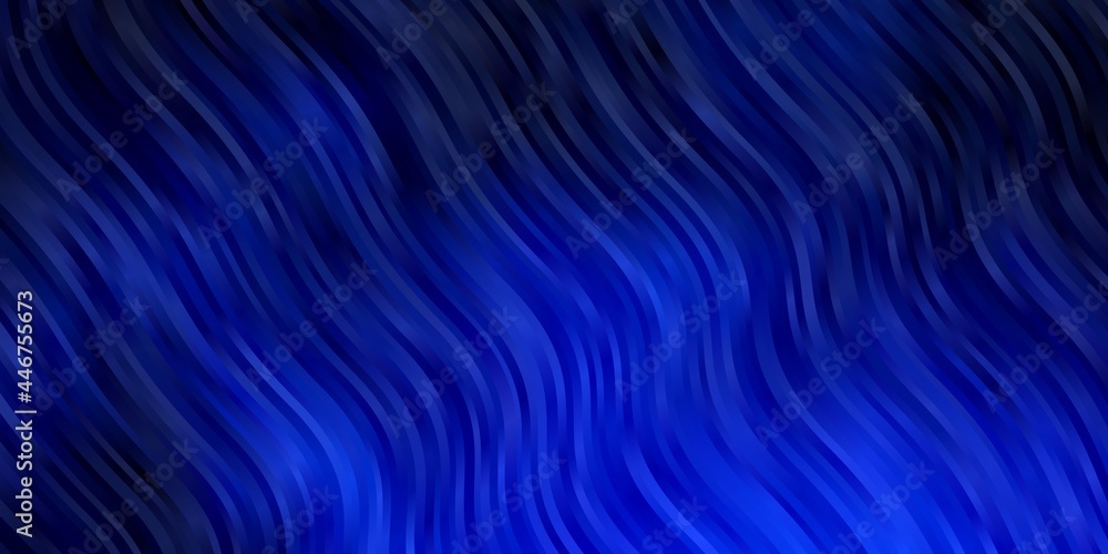 Dark BLUE vector background with lines. Dark BLUE vector background with lines.