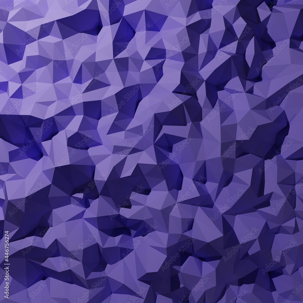 Obraz premium Purple polygon background 3d rendering, 3d illustration. Abstract triangle background. Purple background. Abstract purple polygon wallpaper. Abstract purple Backdrop. Polygon backdrop.