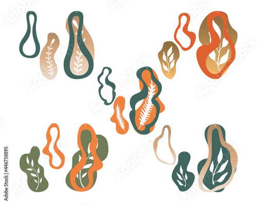 Earring SVG. Asymmetric Earrings. Abstract Earrings SVG. Leather Earrings SVG. Earring Template. Silhouette Cut Files. Cricut Cut Files