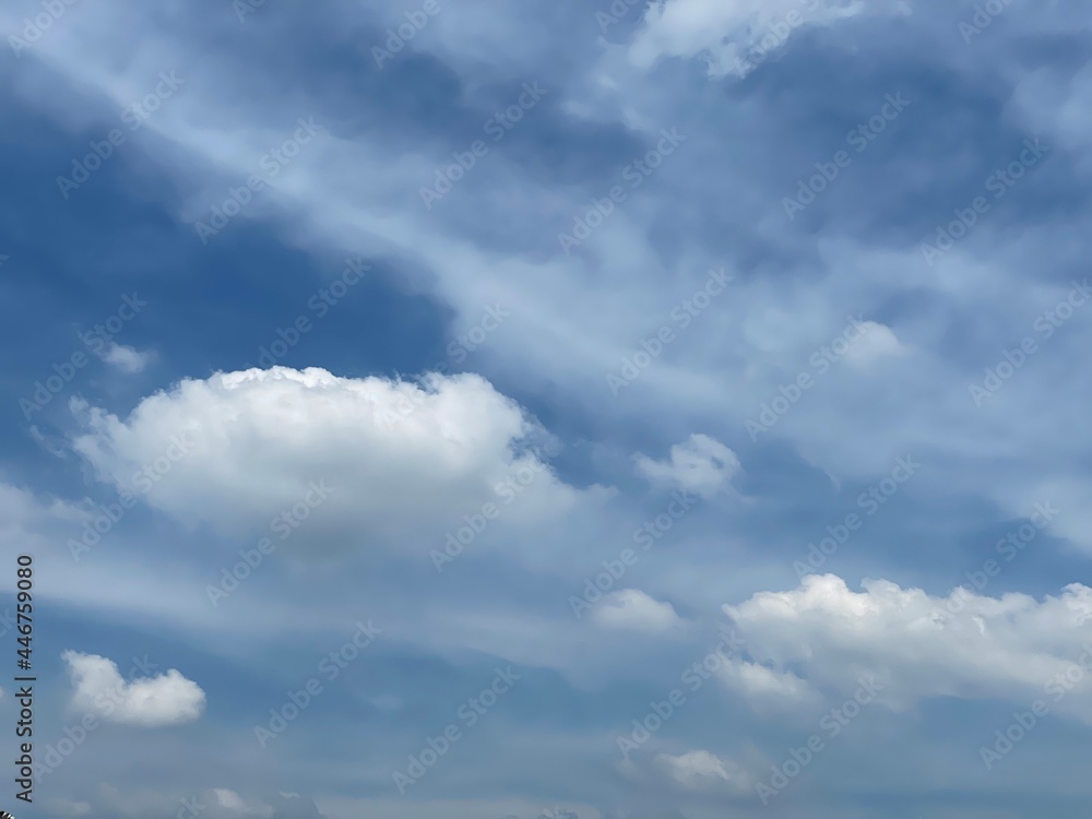 Obraz premium blue sky with clouds