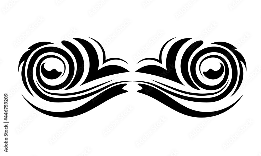 Fototapeta premium Floral ornaments, Borders and Decorative lines for Valentines Day or Weddings Vector