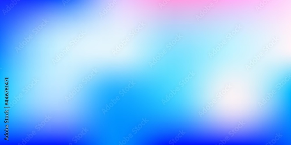 Fototapeta premium Light Pink, Blue vector blur template.