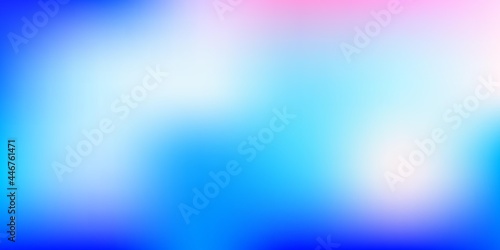 Light Pink, Blue vector blur template.