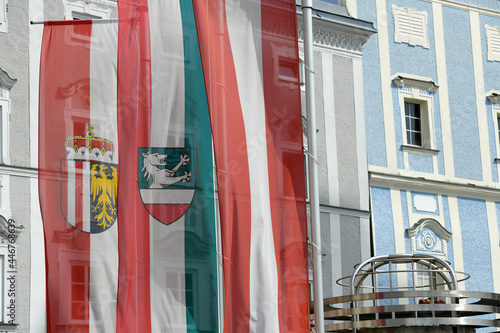 Stadtamt Rathaus von Enns, Oberösterreich, Österreich, Europa photo