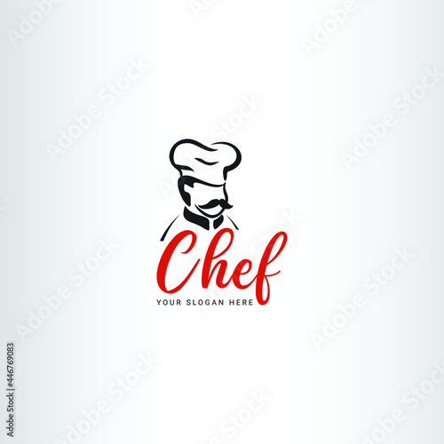 Kitchen Chef Logo Design Template