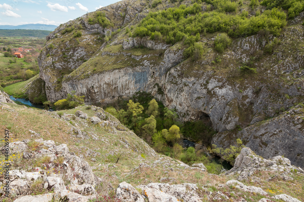 Nisevac natural gorge in Serbia Nisevac natural gorge in Serbia