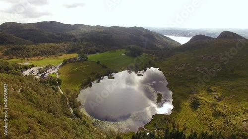 Aerial view from the Dalsnuten mountain photo