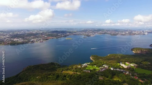 Aerial view from the Dalsnuten mountain photo